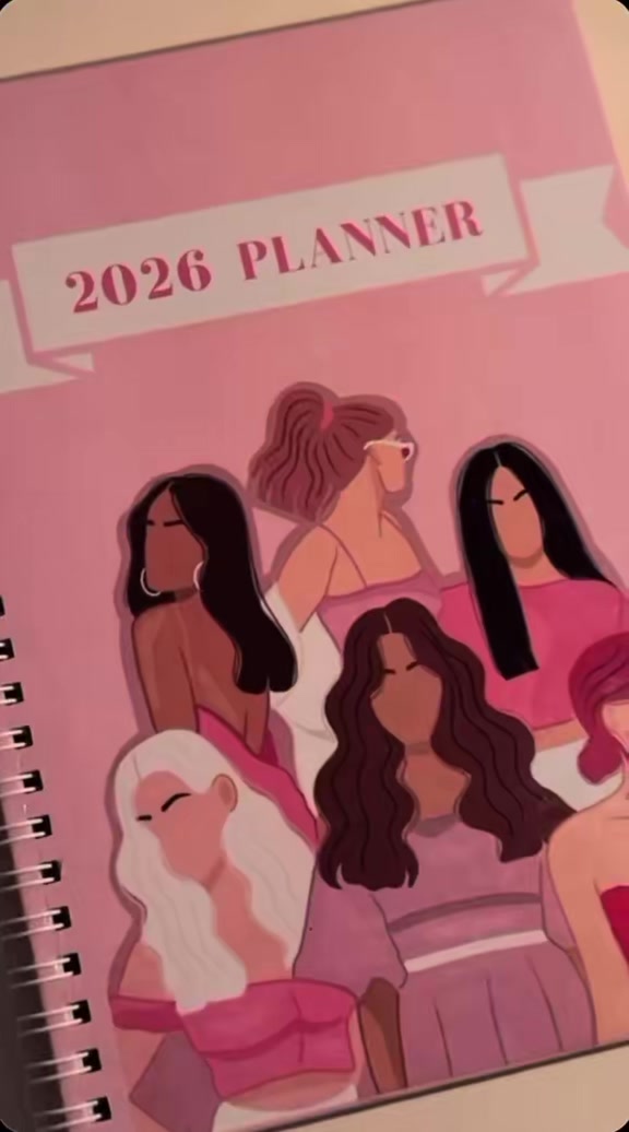 Pink Illustrated 2026 Planner